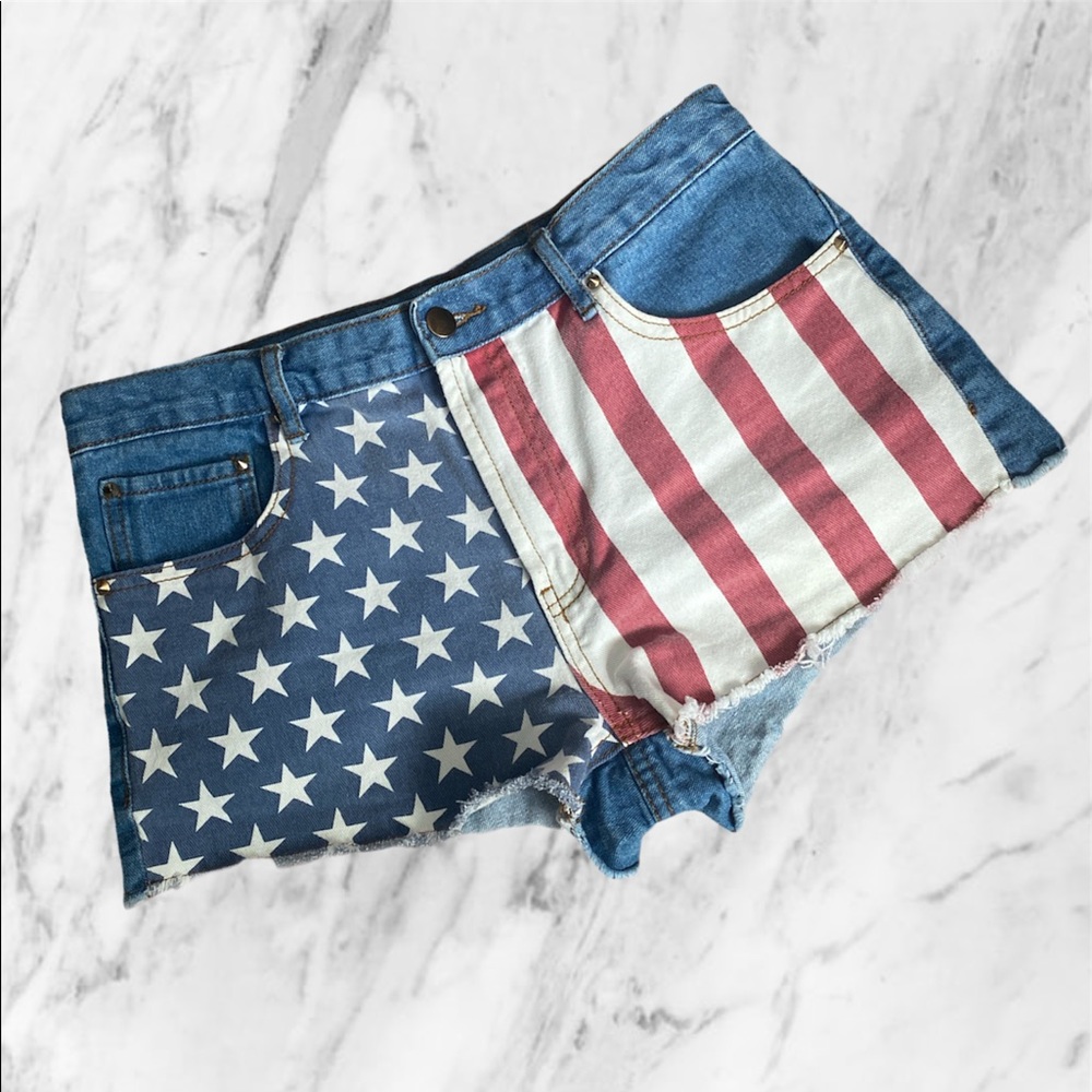 American Flag Shorts